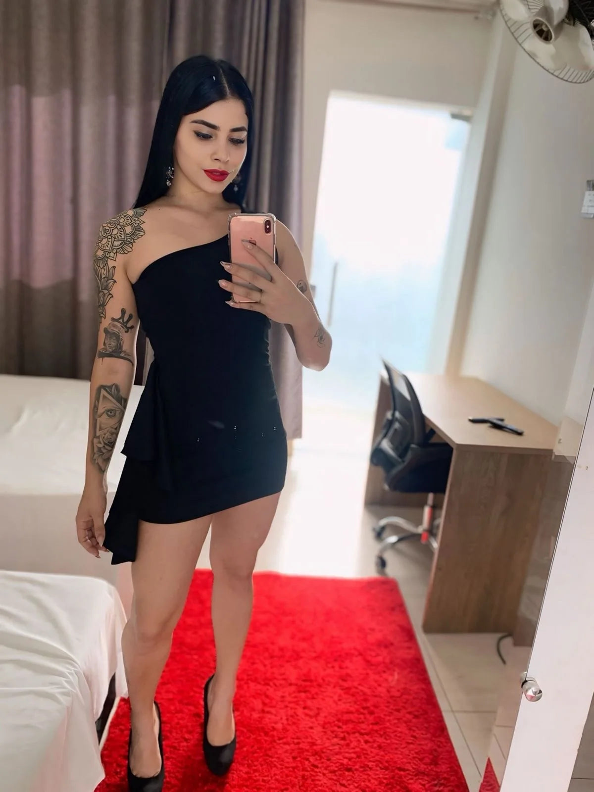 Vestido Curto Manga
