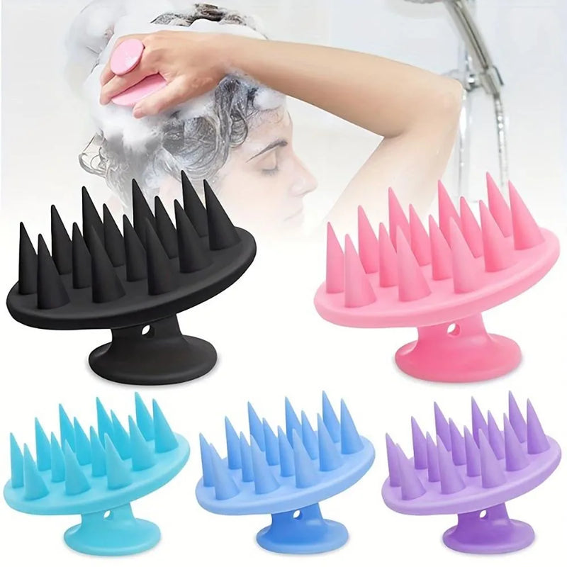 Silicone Scalp Cleaning Hair Massager Brush