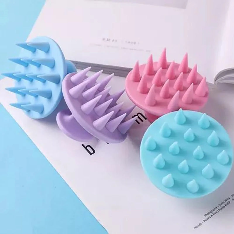 Silicone Scalp Cleaning Hair Massager Brush