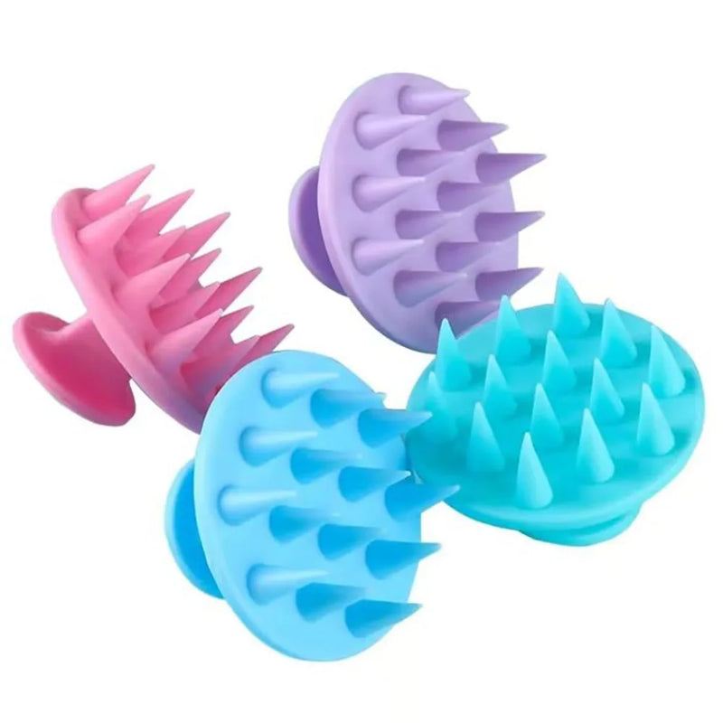 Silicone Scalp Cleaning Hair Massager Brush