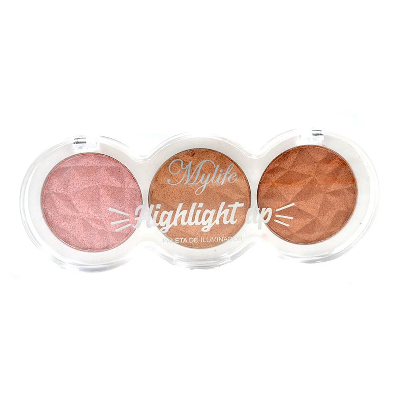 Paleta de iluminadores Mylife MY8260 Highlight Up Trio